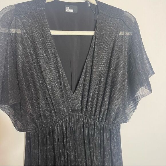 $265 The Kooples V-Neck Woven Maxi Dress NWOT Size XS - Picture 12 of 15